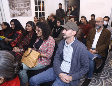 Audience at the Raza show talk
